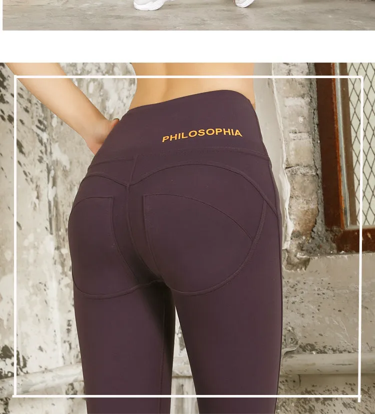 Hip Flattering Yoga Pants Women Fitting High Waist Fitness Sexy Sport Outdoor Activewear