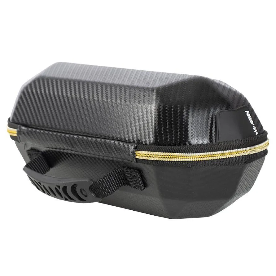 HK Army Exo Tank Case Black Carbon Fiber W/ Gold Zipper
