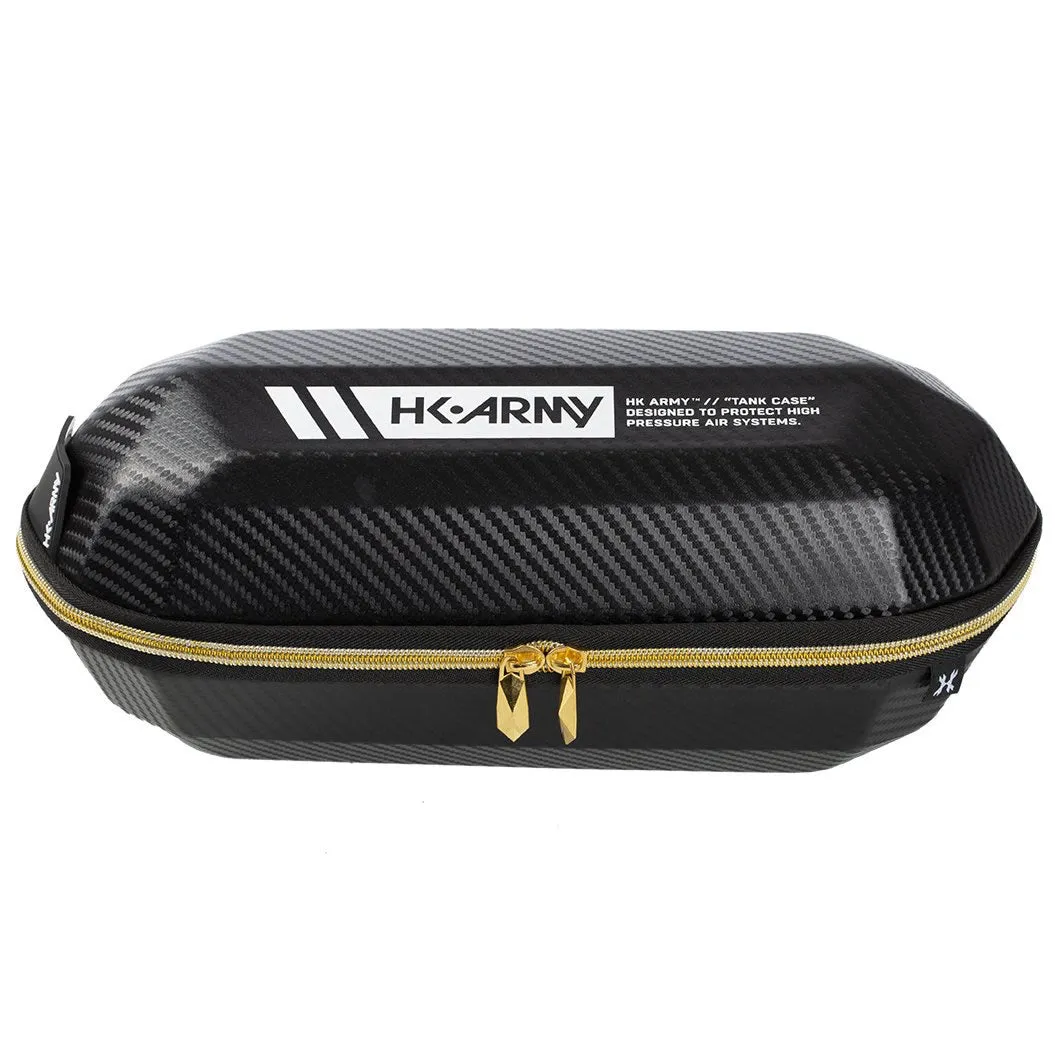 HK Army Exo Tank Case Black Carbon Fiber W/ Gold Zipper