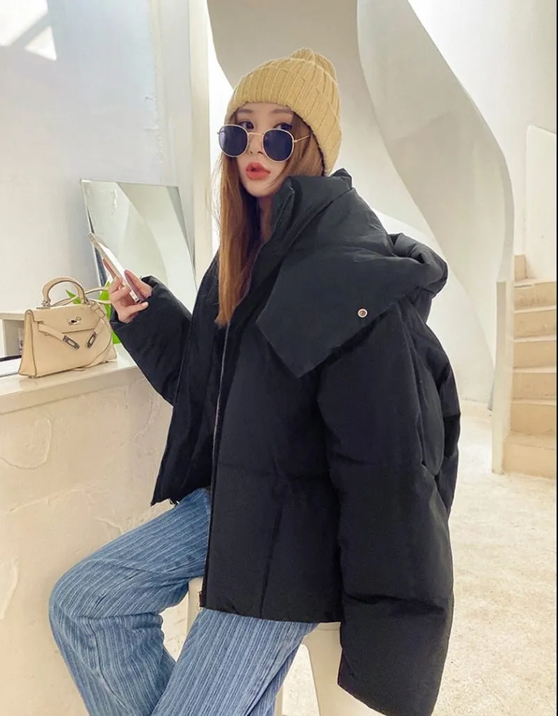 Hooded Oversized Puffer Jacket