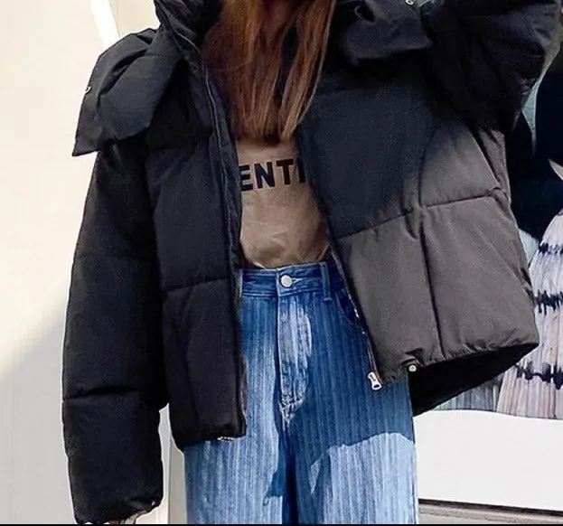 Hooded Oversized Puffer Jacket