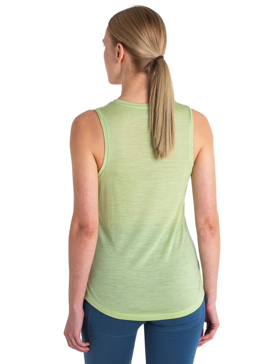 Icebreaker Women Merino 125 Cool-Lite™ Sphere III Tank Glazen | Buy Icebreaker Women Merino 125 Cool-Lite™ Sphere III Tank Glazen here | Outnorth