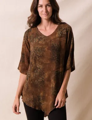 Island Batik Tunic - Earth - Medium Only