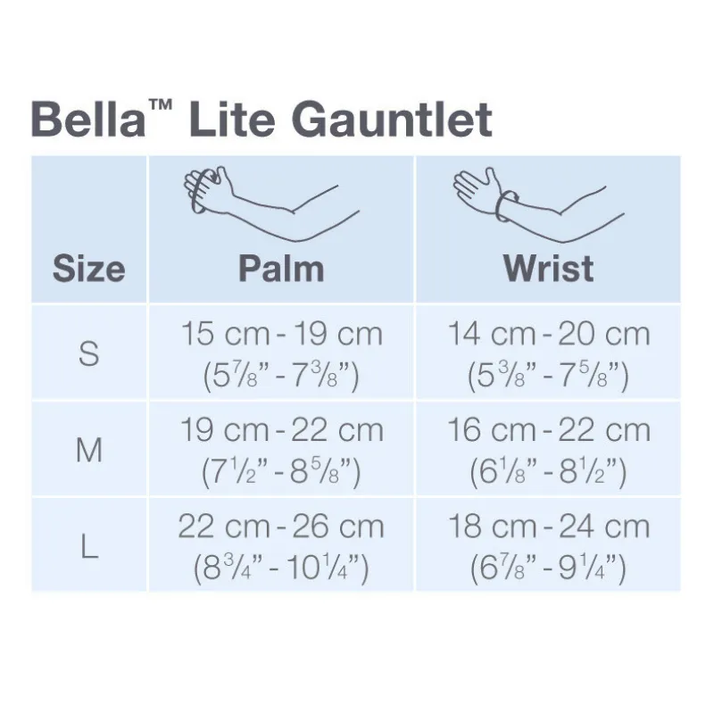 Jobst Bella Lite 20-30 mmHg Compression Gauntlet Beige