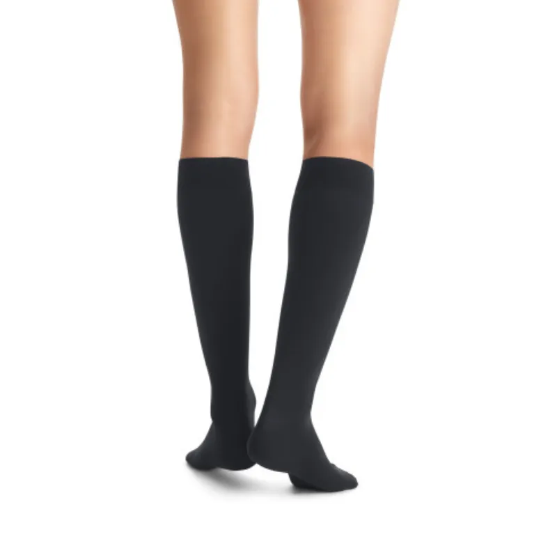 Jobst Opaque SoftFit 20-30 mmHg Knee High Compression Stockings Black