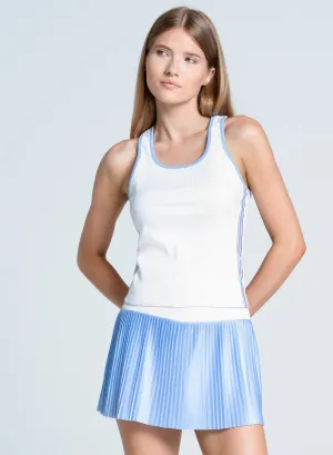 Ladies Lucky In Love Got The Blues Rib Tank