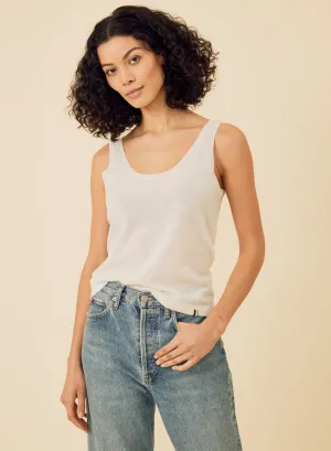 Laguna Merino Tank - Ivory