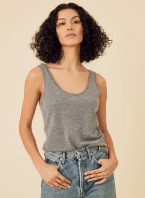 Laguna Merino Tank - Slate