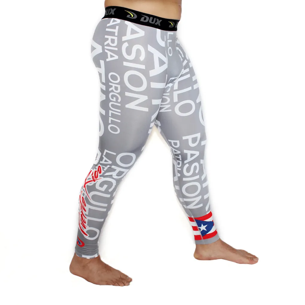 Latino Flags Compression Pants in