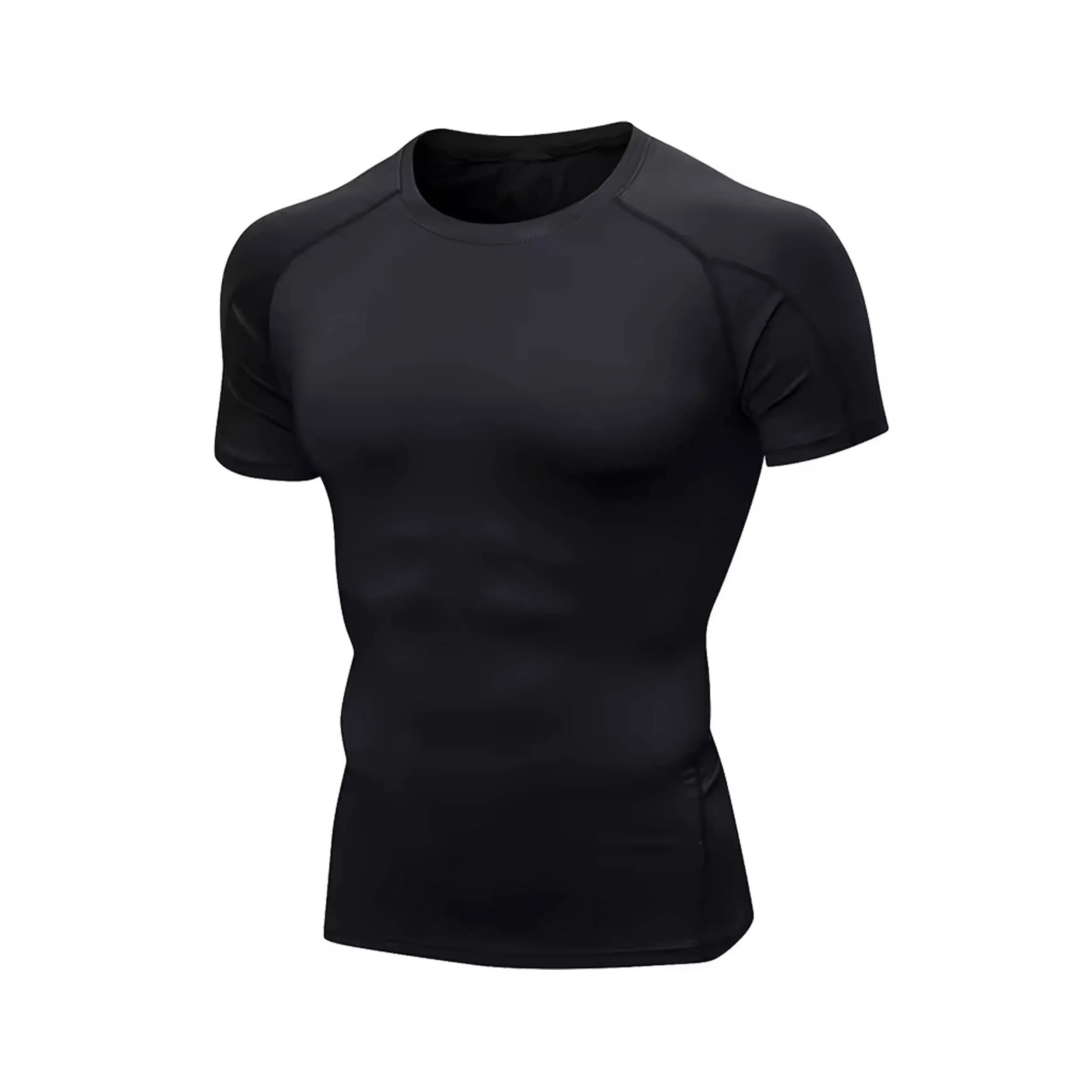 Lined Black Compression Shirt