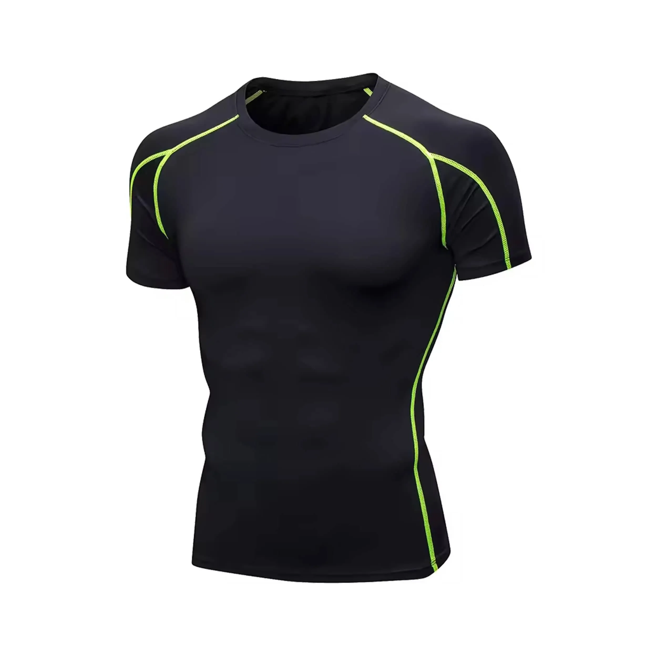 Lined Black Compression Shirt
