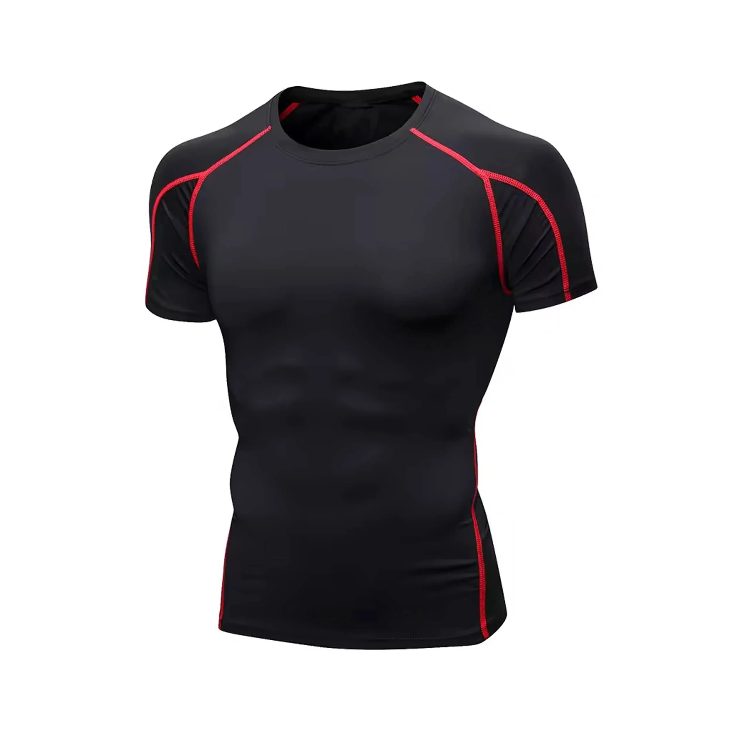 Lined Black Compression Shirt