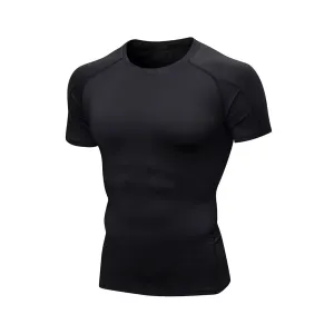 Lined Black Compression Shirt