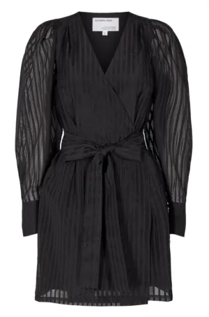 Liva Wrap Dress - Black