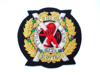 London Scottish Regiment Blazer Badges