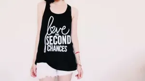 Love and Second Chances Women's Racerback Tank