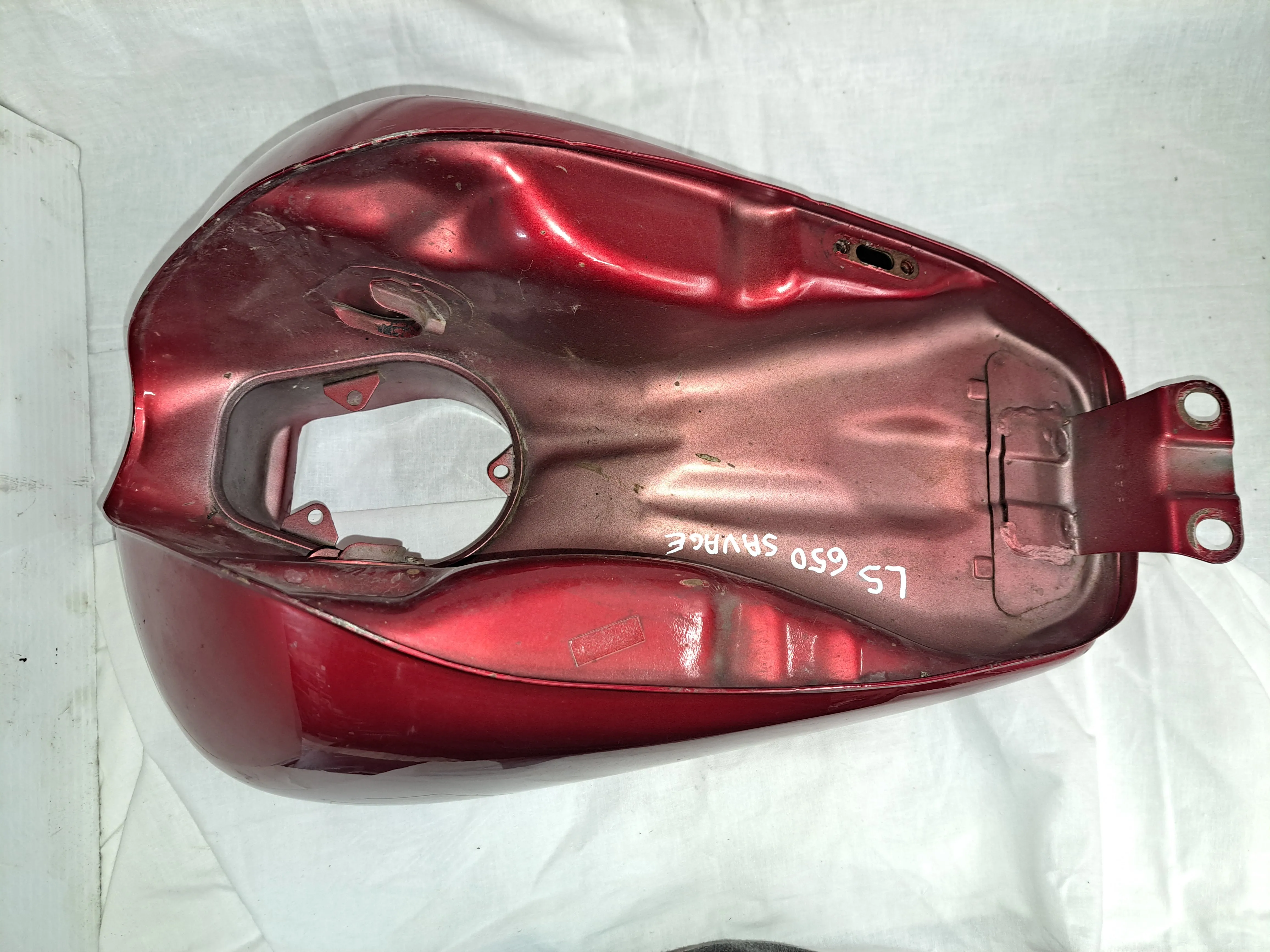 LS650 Savage Red Gas Tank