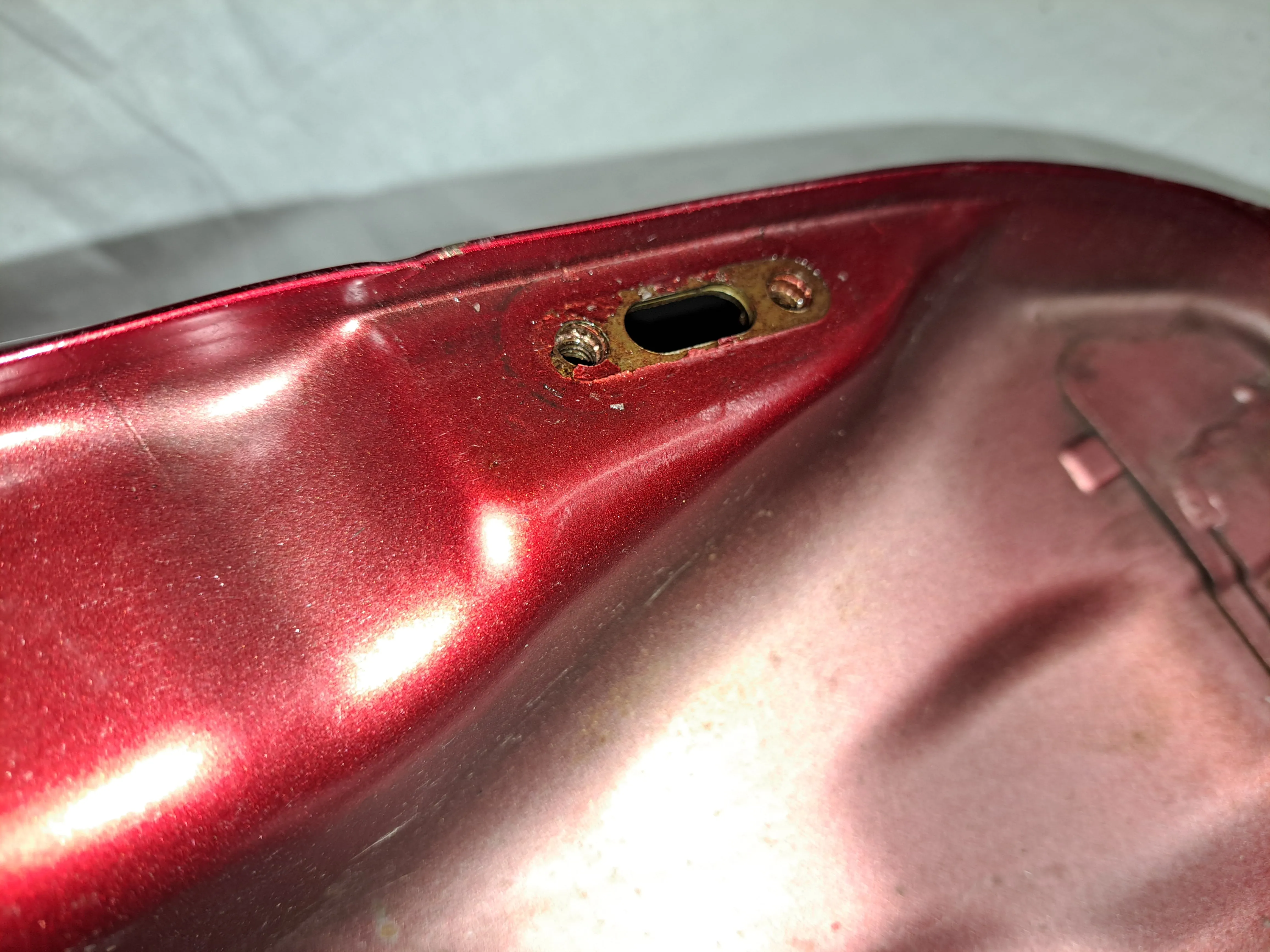 LS650 Savage Red Gas Tank