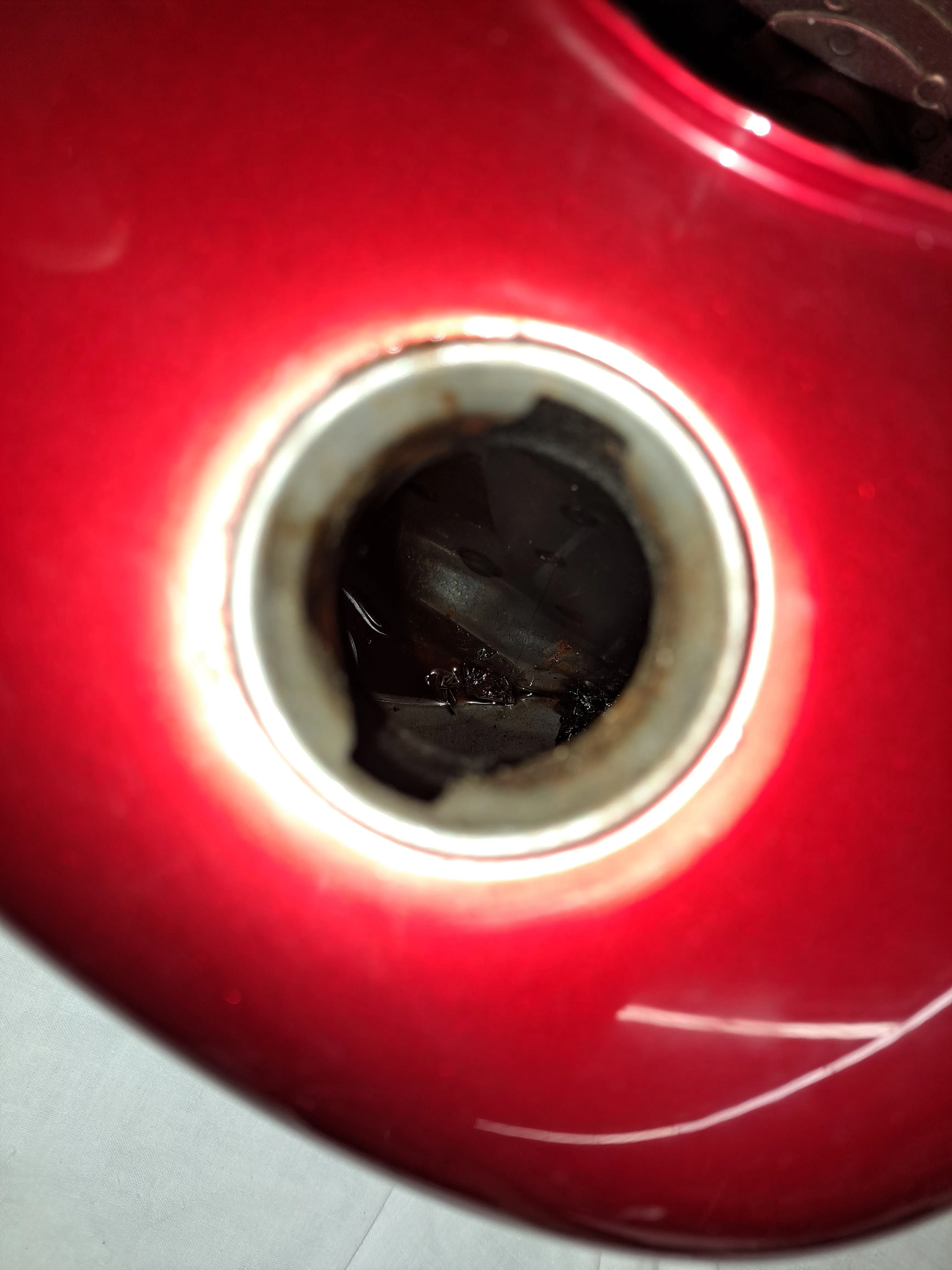 LS650 Savage Red Gas Tank
