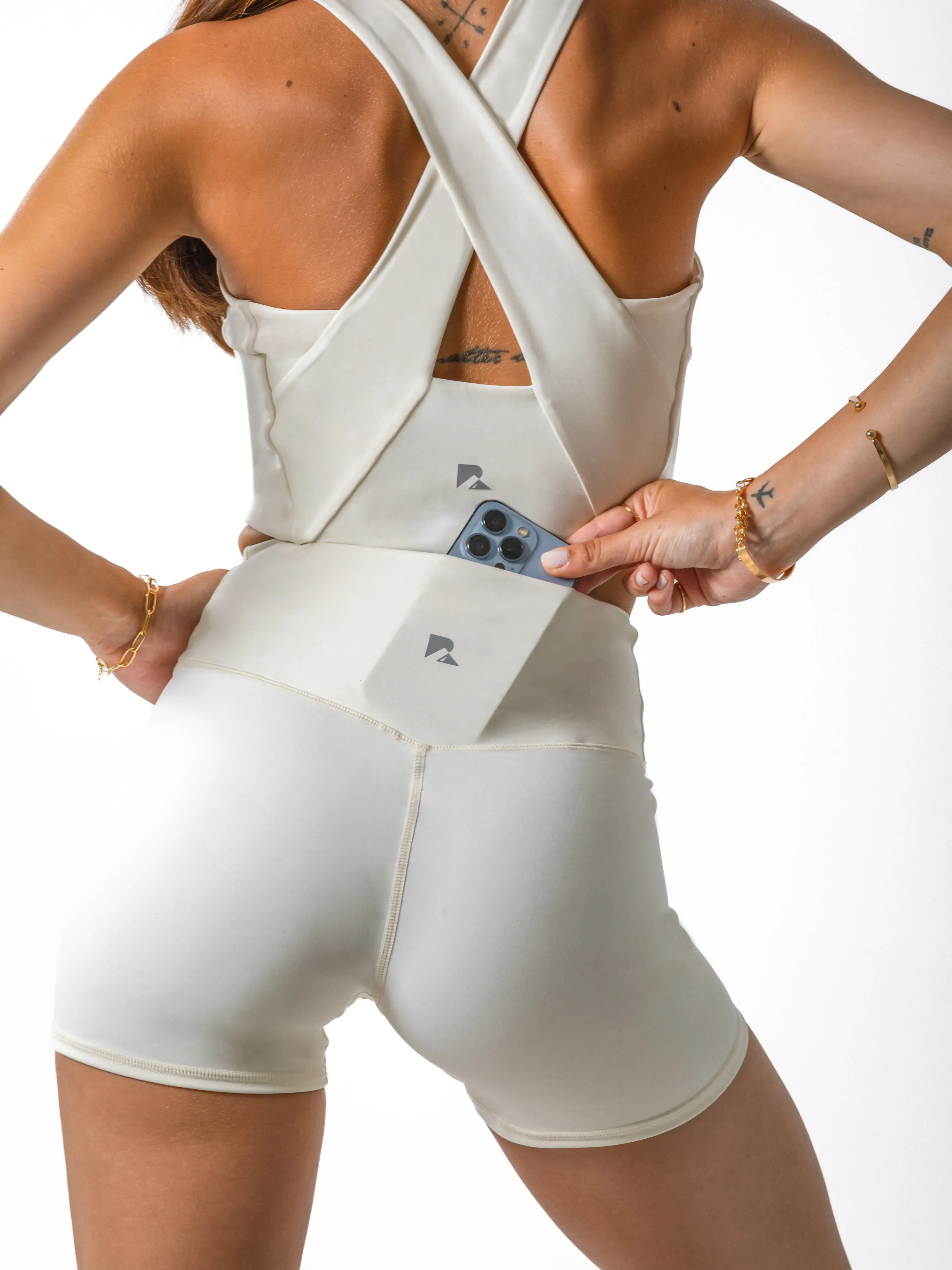 LuxeForm Sculpting Shorts Beige