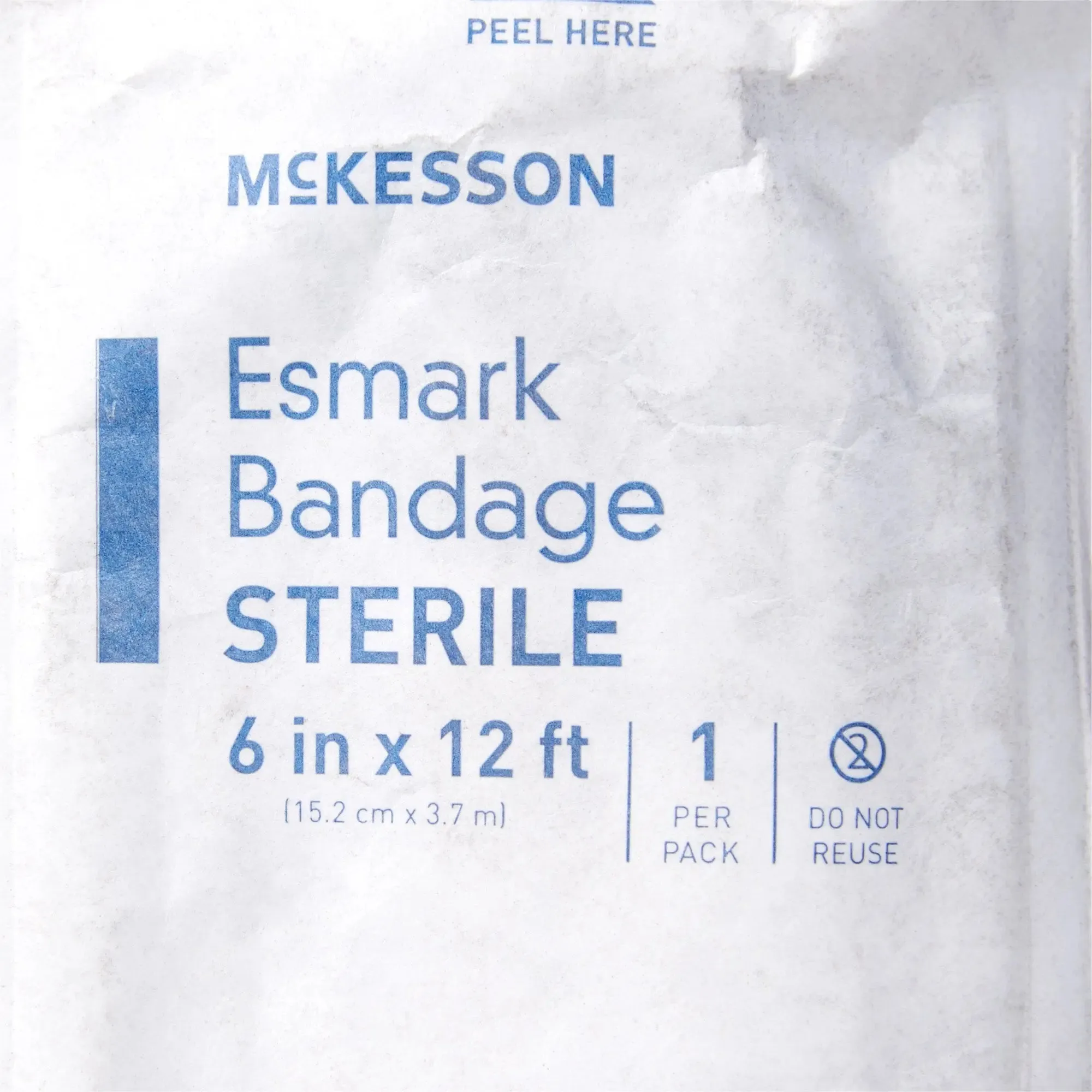 McKesson No Closure Esmark Compression Bandage, 6 Inch x 4 Yard