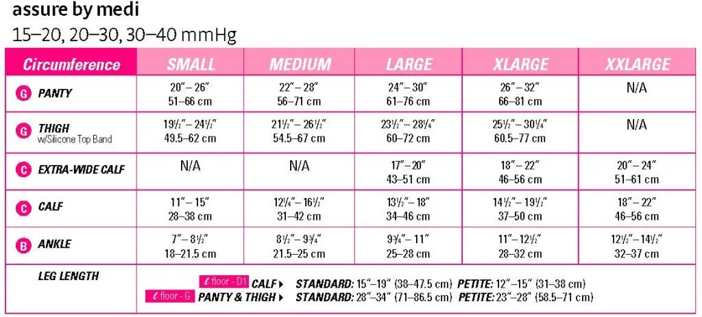 medi assure 20-30 mmHg thigh open toe standard