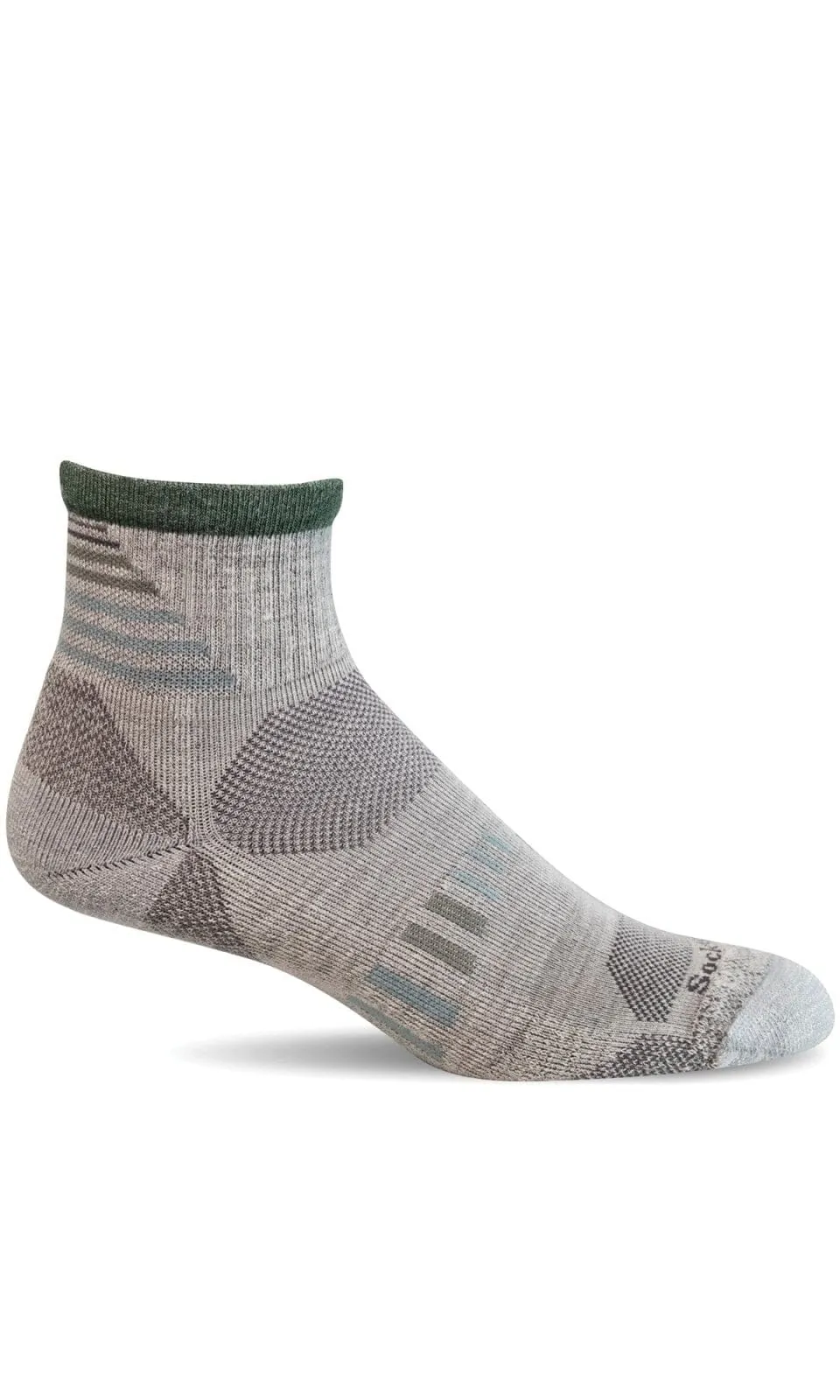 Men's Ascend II Quarter | Moderate Compression Socks