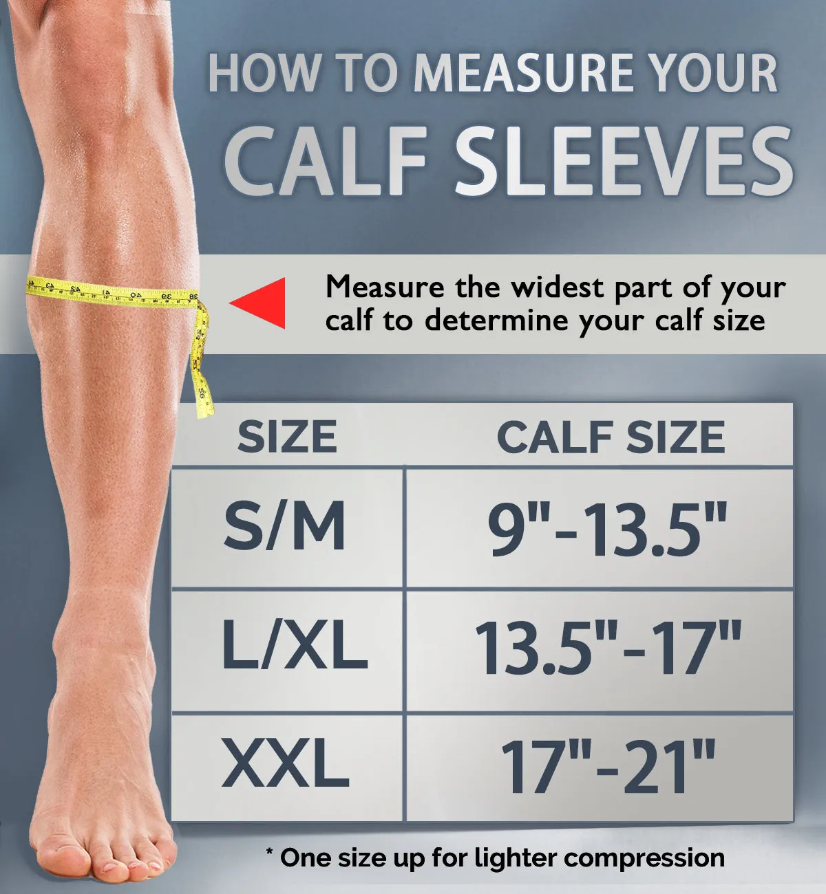 Men's CALF Sleeves (20-30mmHg)
