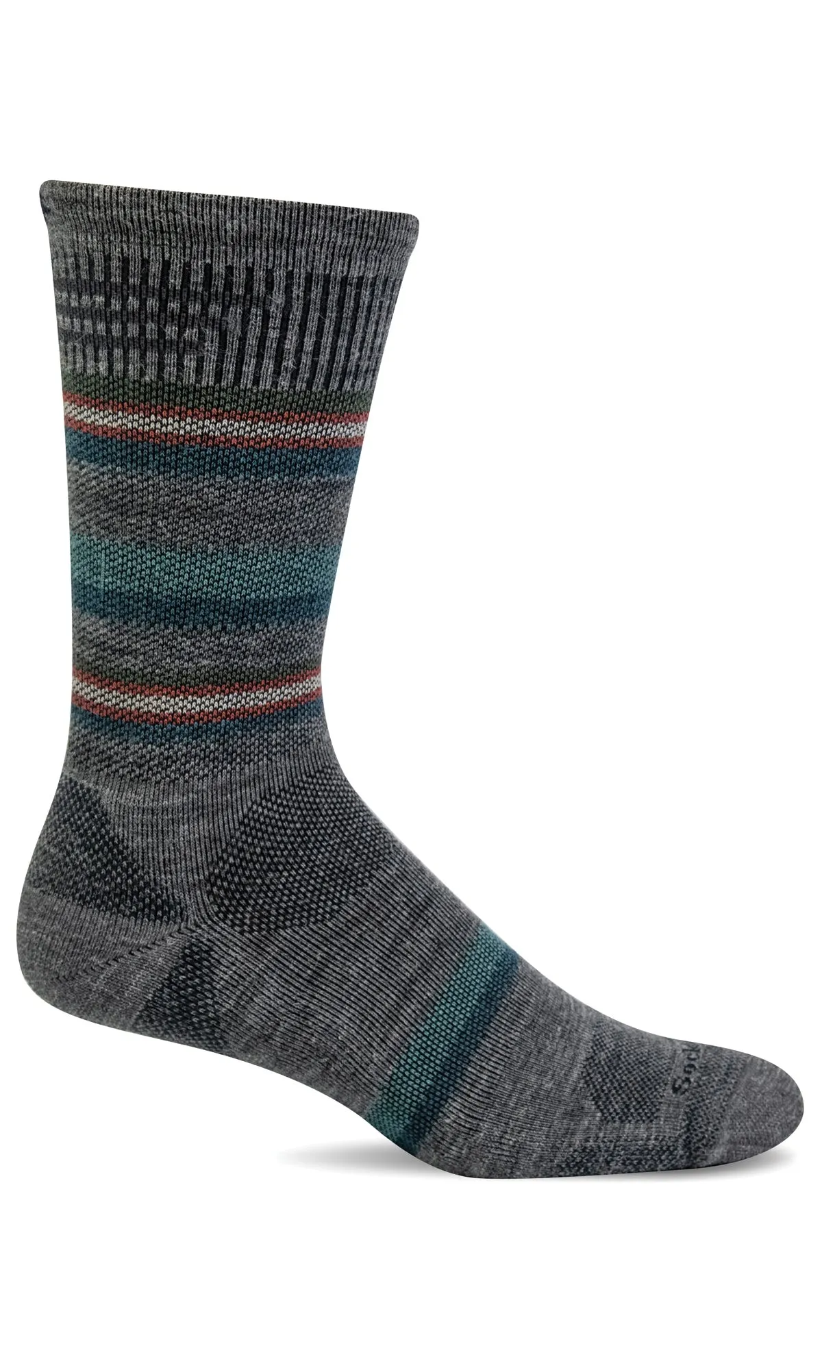 Men's Parks Twill Crew | Moderate Graduated Compression Socks