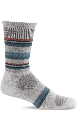 Men's Parks Twill Crew | Moderate Graduated Compression Socks