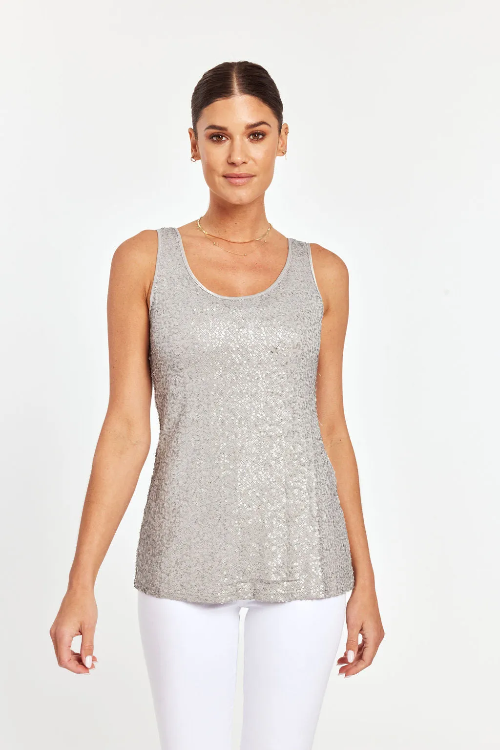 Micro Sequin Tank