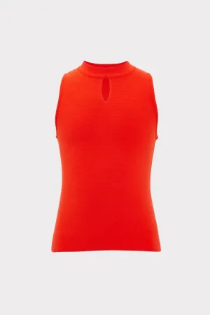 Milly Minis Vneck Cutout Tank