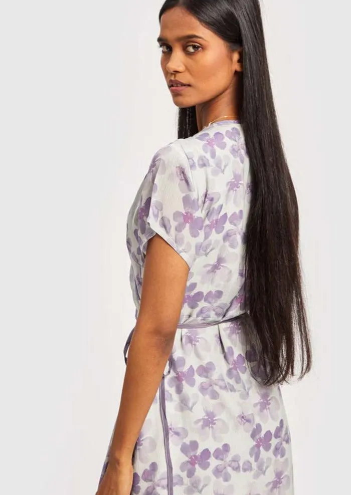 Mist Short Wrap Dress