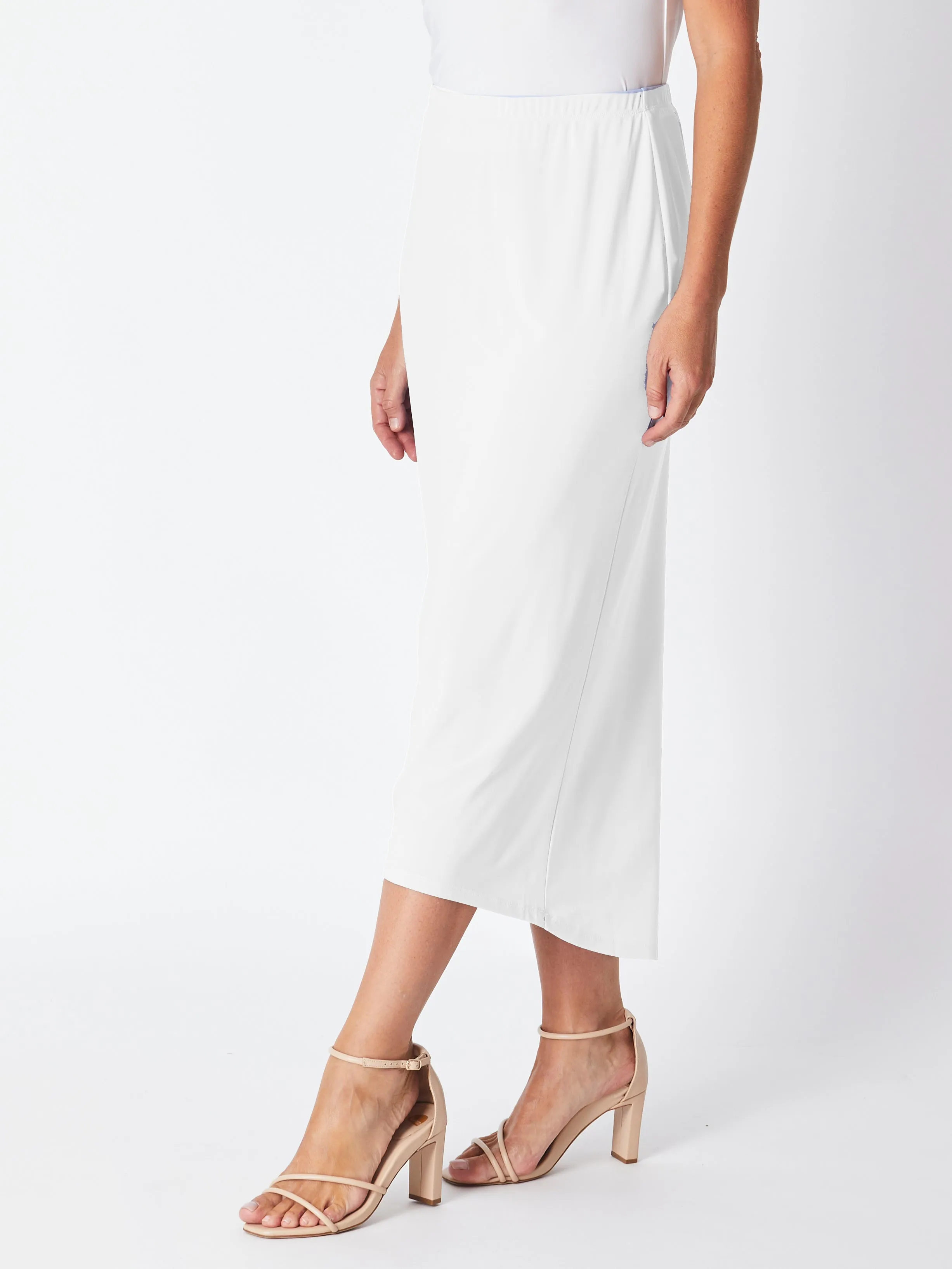 Mix N Match Hi-Lo Must Have Skirt - White 20012- Sw