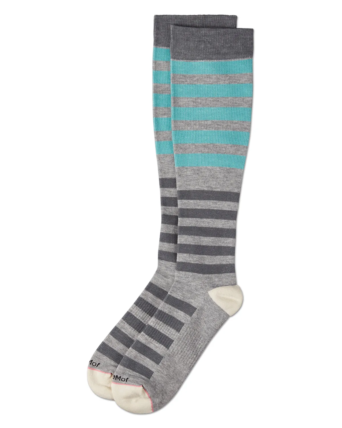 Multi Stripes 8-15 mmHg Graduated Bamboo Compression Socks