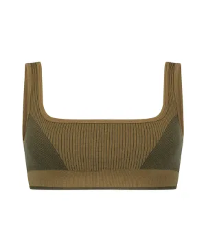 Nagnata Classic Wool Bralet - Fennel