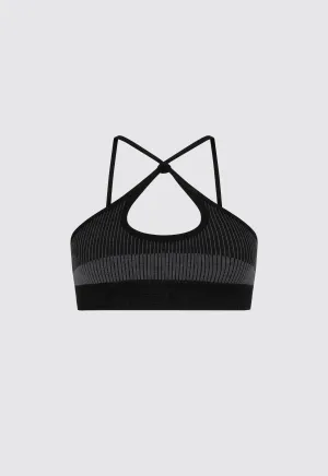 NAGNATA Surya Crop - Black / Charcoal