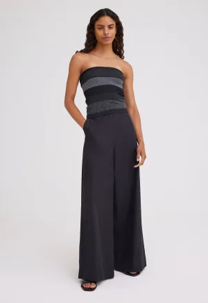 NAGNATA Yang Tube Top - Black/Black