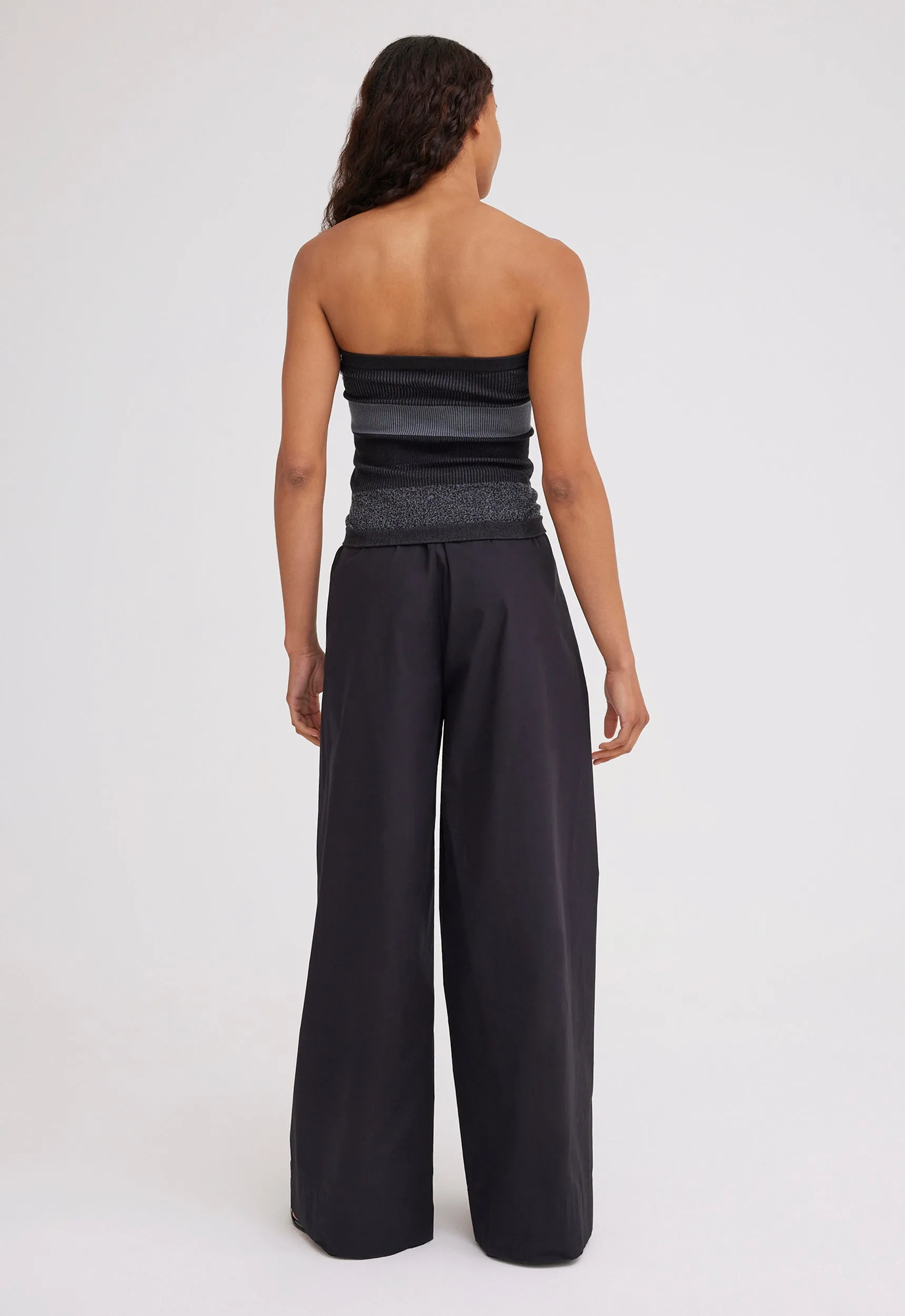 NAGNATA Yang Tube Top - Black/Black