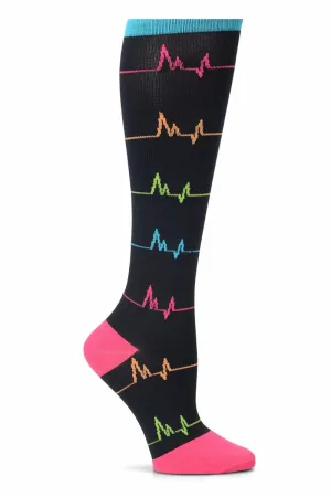 NurseMates Women's Wide Calf Compression Socks | EKG