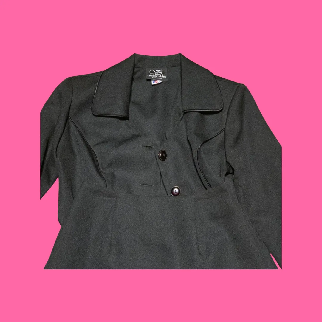 NWT Victoria ashley black blazer and mini skirt set size 3