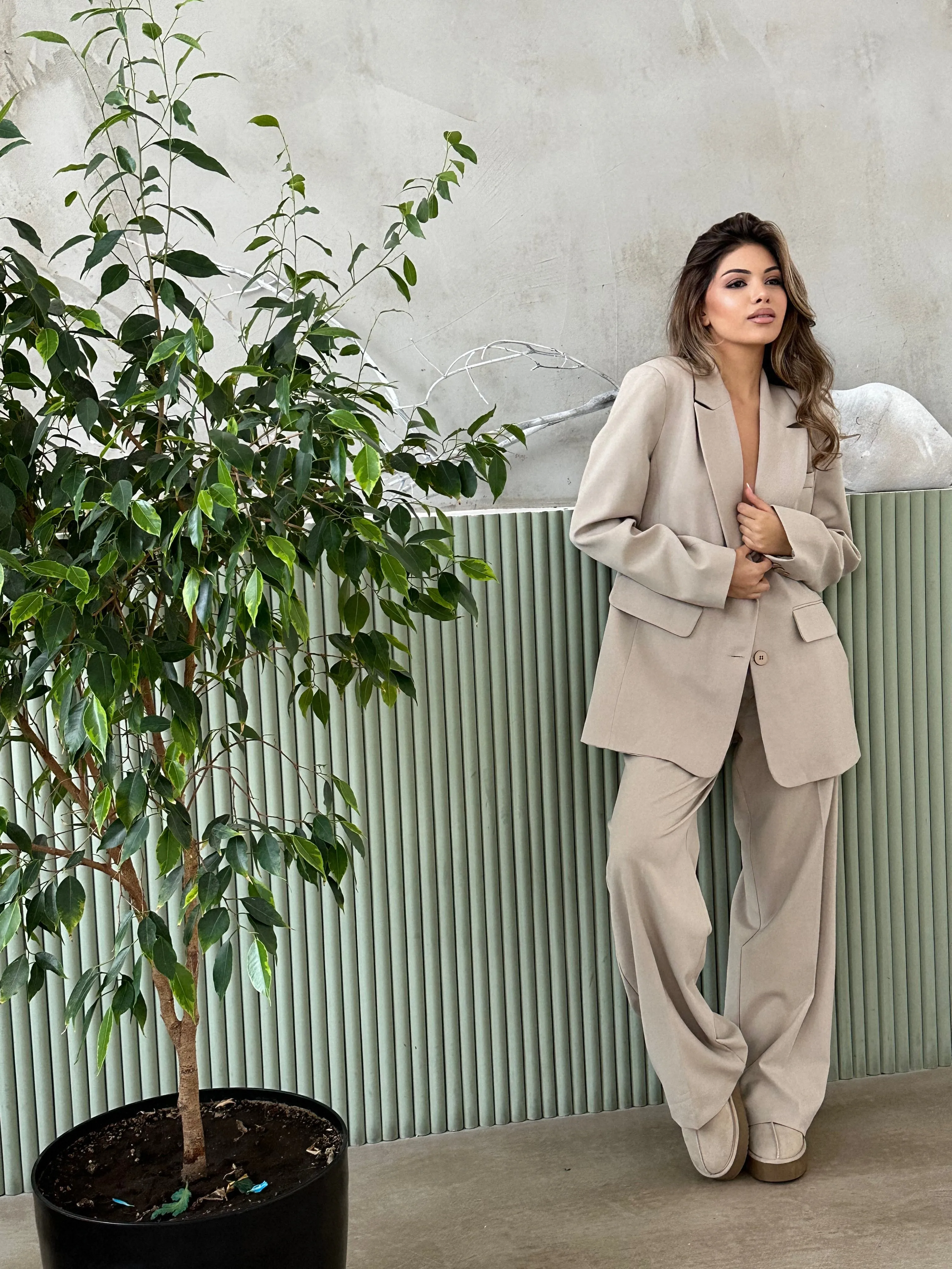 One breasted classic blazer