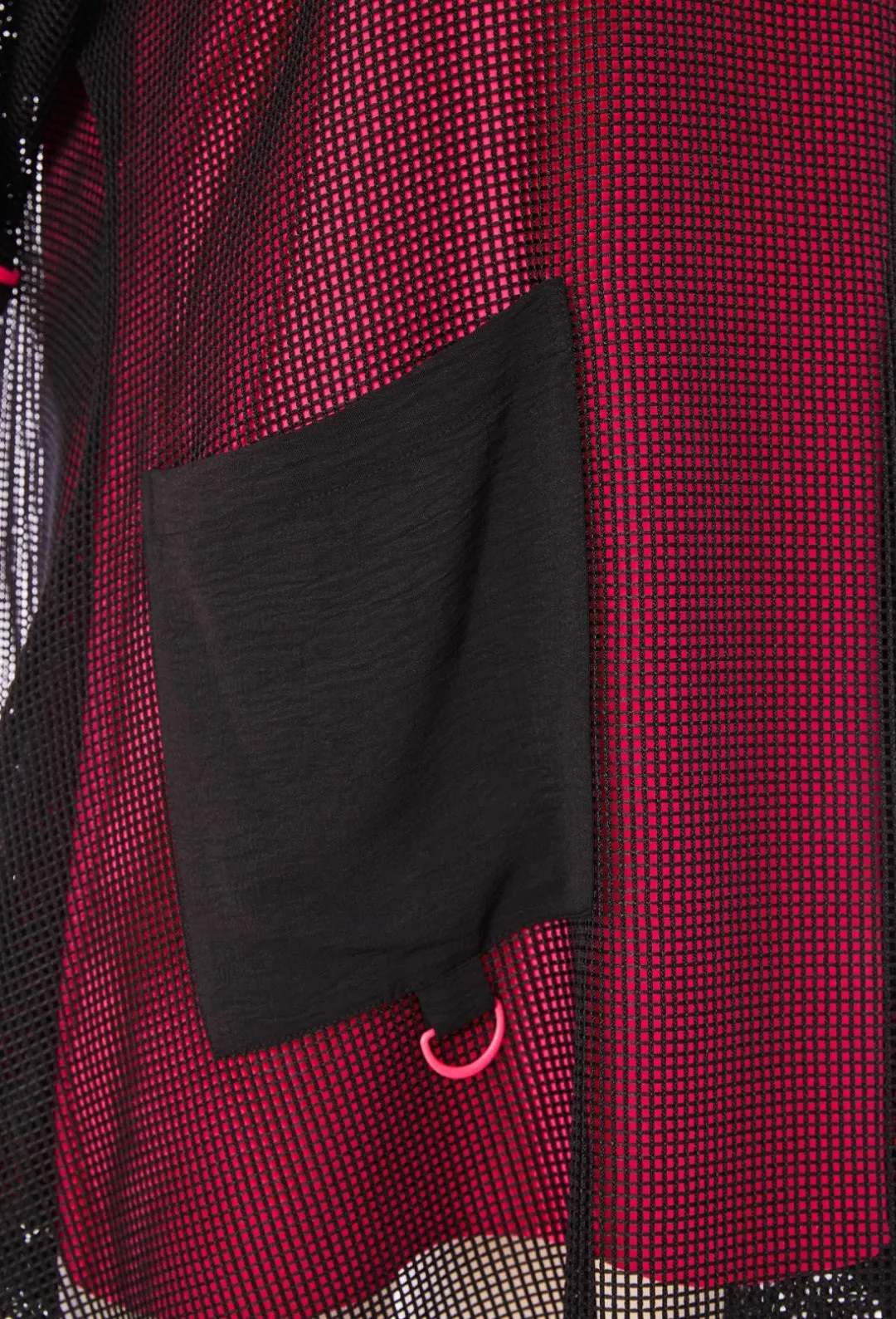 Ora pink Mesh contrast Tunic