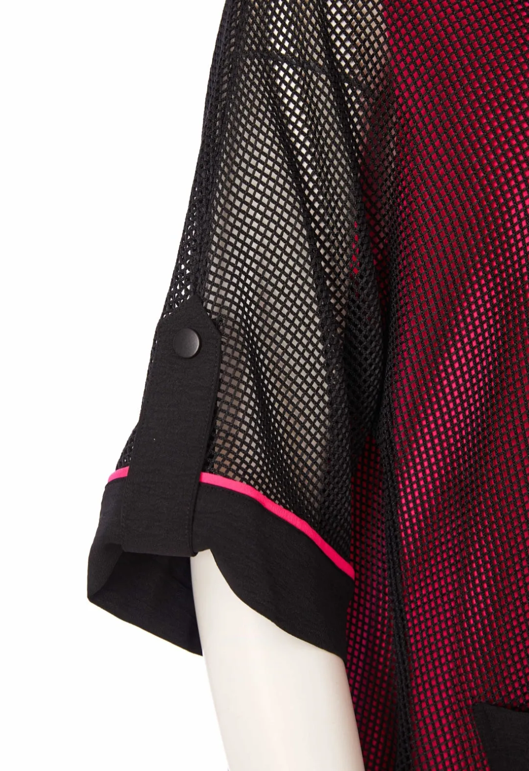 Ora pink Mesh contrast Tunic