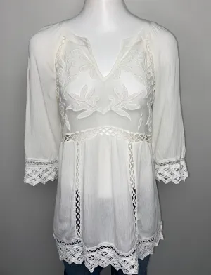 Pale Sky Lace Tunic NEW!- (S)