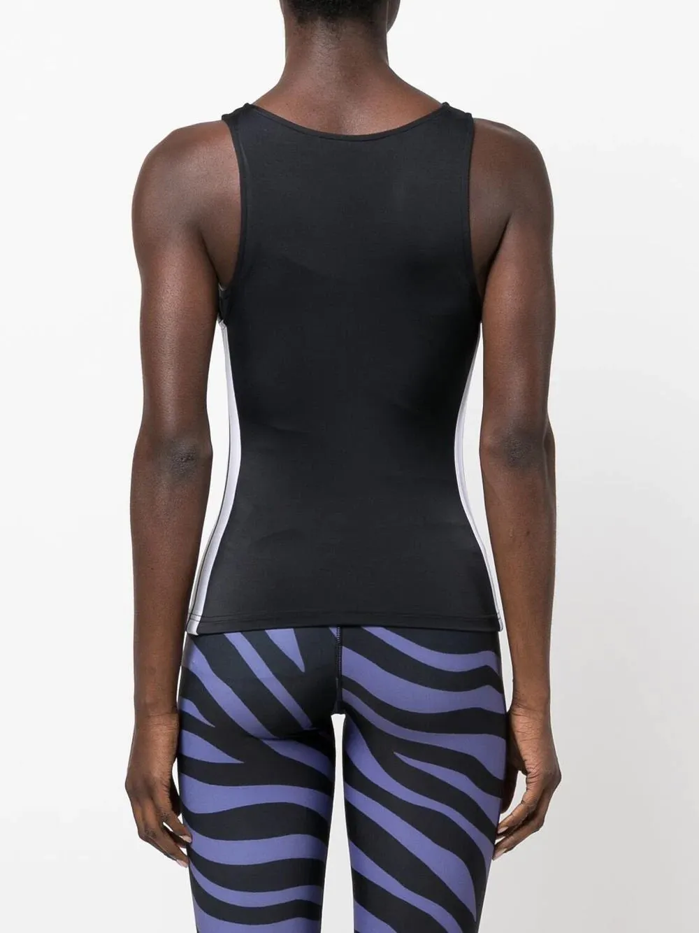 PALM ANGELS WOMEN Track Active Tanktop Black/White