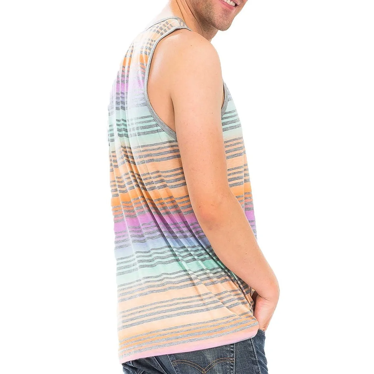 Pastel Striped Tank
