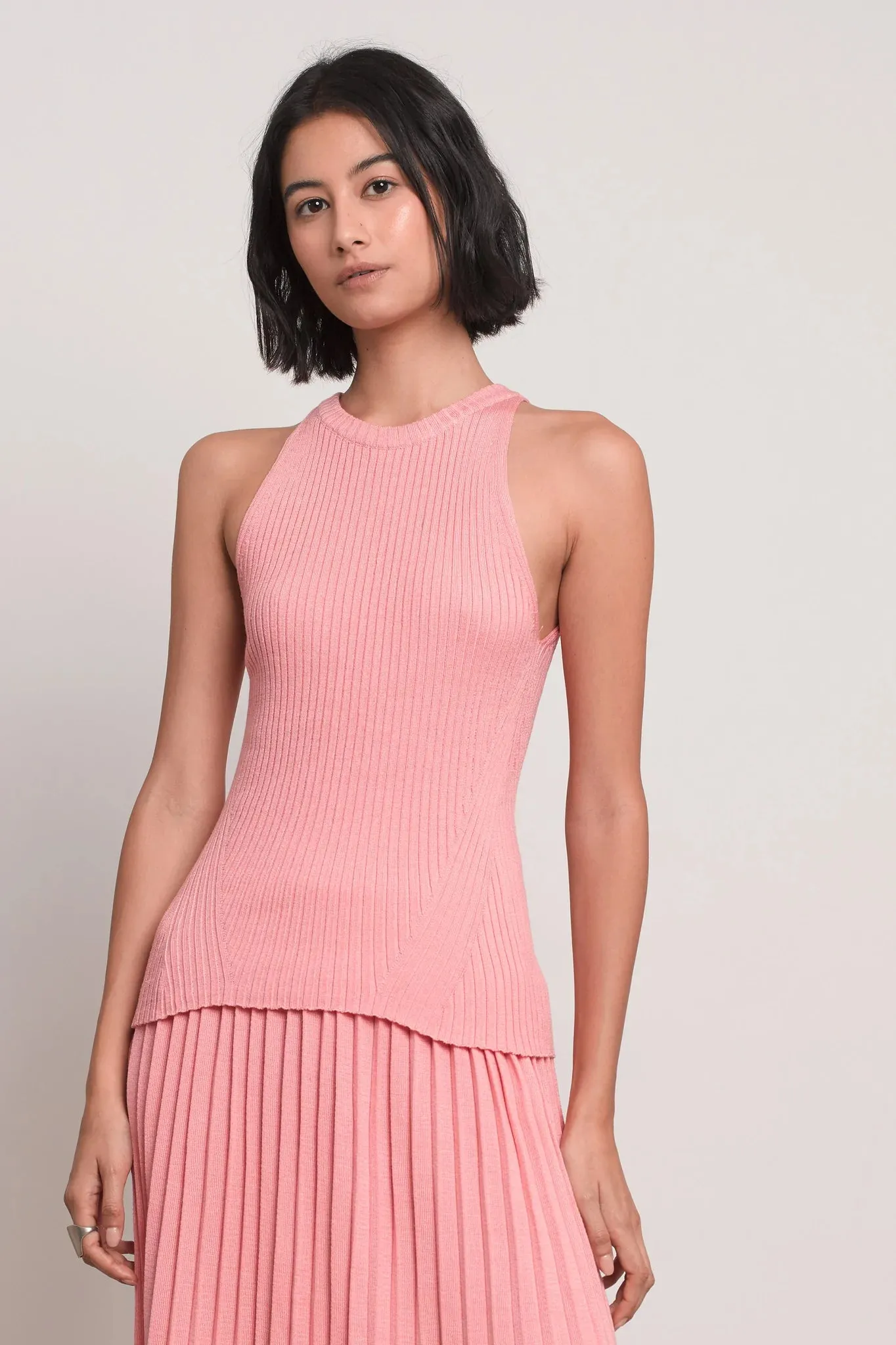 Pia Sleeveless Pink Tank