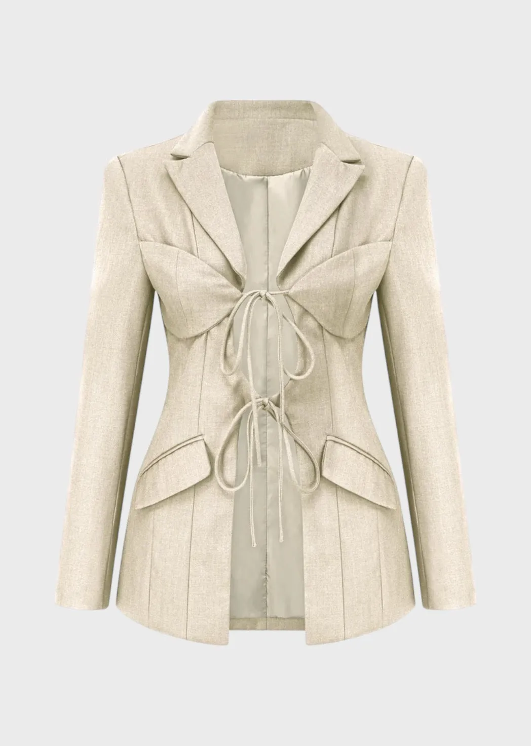 Priscilla Tied Front Blazer