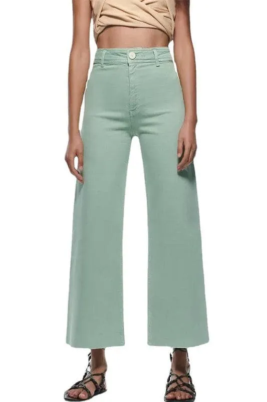 PX968 High Waist Straight Jeans